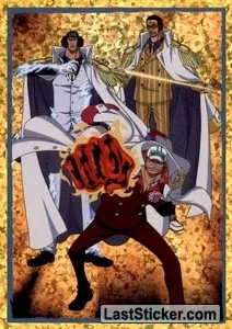 Panini One Piece Summit War Sticker #104 Holographic (Italian)