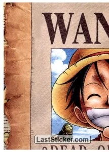 Panini One Piece Summit War Sticker #H4 Die-cut (French)