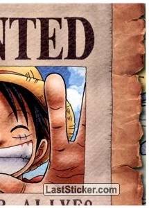 Panini One Piece Summit War Sticker #H5 Die-cut (French)