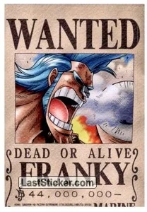 Panini One Piece Summit War Sticker #H7 Die-cut (Italian)