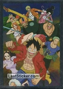 Panini One Piece The New World Sticker #104 Foil (Italian)