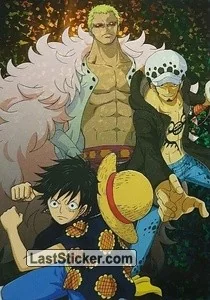 Luffy, Doflamingo & Law