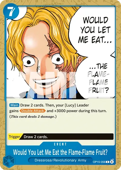 Would You Let Me Eat the Flame-Flame Fruit?