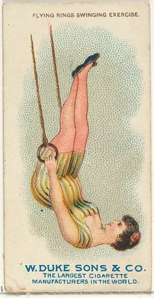 Flying Rings Swinging Exercise