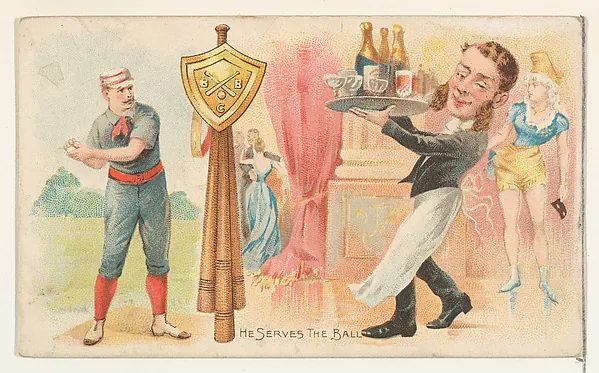 He Serves the Ball